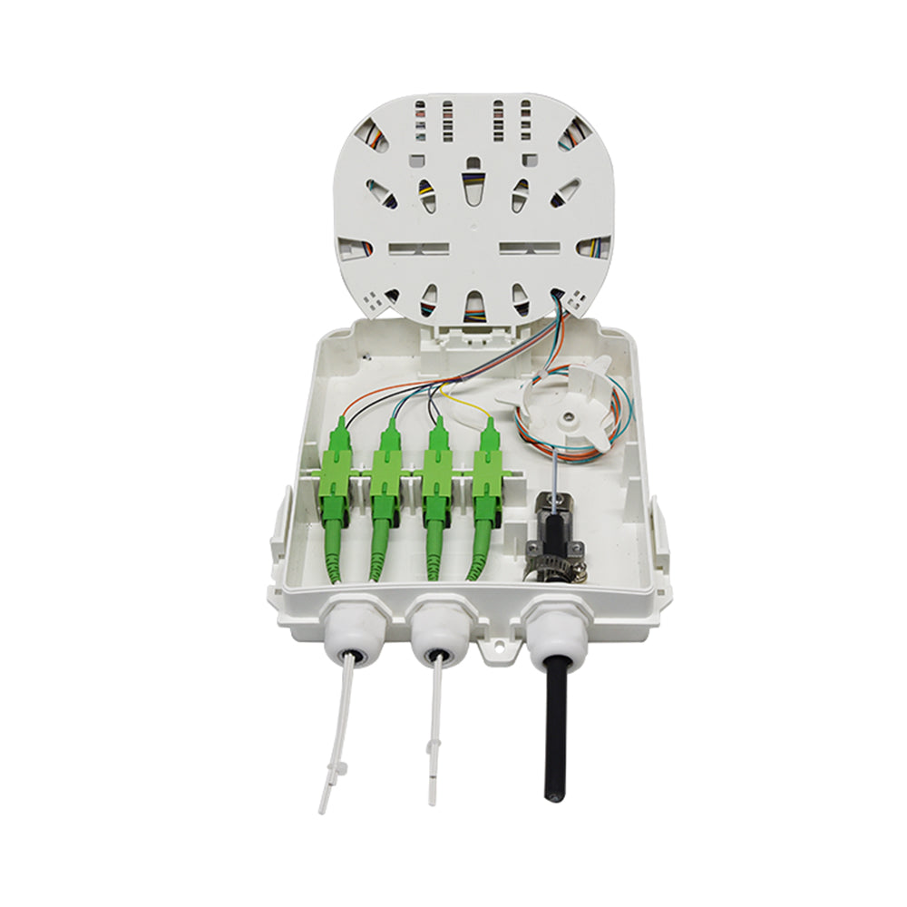 8/12/16/24/32 Core FTTH Fiber Optic PLC Splitter Distribution Box, Outdoor IP65 Waterproof - View #2