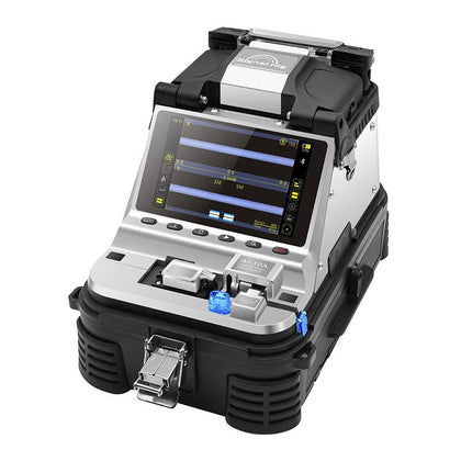 Mais novo tipo 6 motores Fiber Fusion Splicer AI-10A cutelo embutido