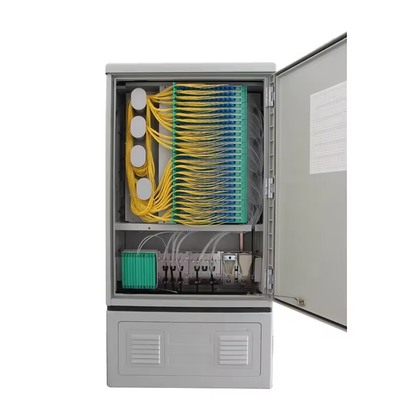 Wall-mounted 96/144/288/576 Core Outdoor Fiber Optical Splice Outdoor Cabinet Fiber Optic Terminal Cabinet