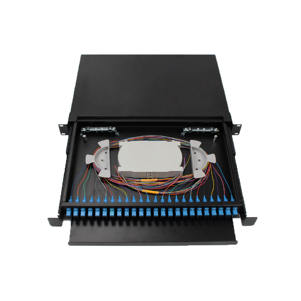 ODF Optical Distribution Frame 19 Inch 1U Rack Mounted Drawer Type ODF ...