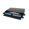 ODF Optical Distribution Frame 19 Inch 1U Rack Mounted Drawer Type ODF 48 Cores Fiber Optic Patch Panel