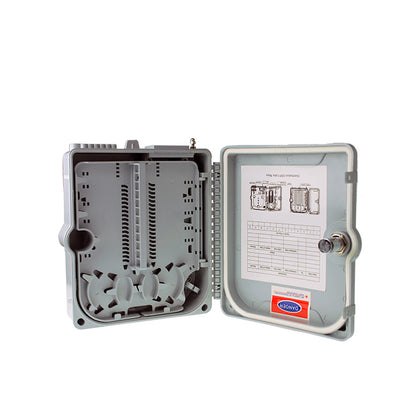 FTTX FTTH Indoor and Outdoor Fiber Distribution Terminal Box FTA-W12A 12 Cores with PC ABS Material