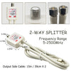20% OFF Buy on Amazon GROWORD Satellite Splitter 5-2500MHz, 2-Way CATV Splitter with RG6 Coaxial Cable and 2 Connectors