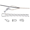 FTTH ADSS/OPGW hanging Cable tension clamp Preformed Armour Rods Suspension Tension Clamp For Fiber Cable