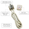 20% DE DESCUENTO Compre en Amazon GROWORD Satellite Splitter 5-2500MHz, Splitter CATV de 2 vías con cable coaxial RG6 y 2 conectores