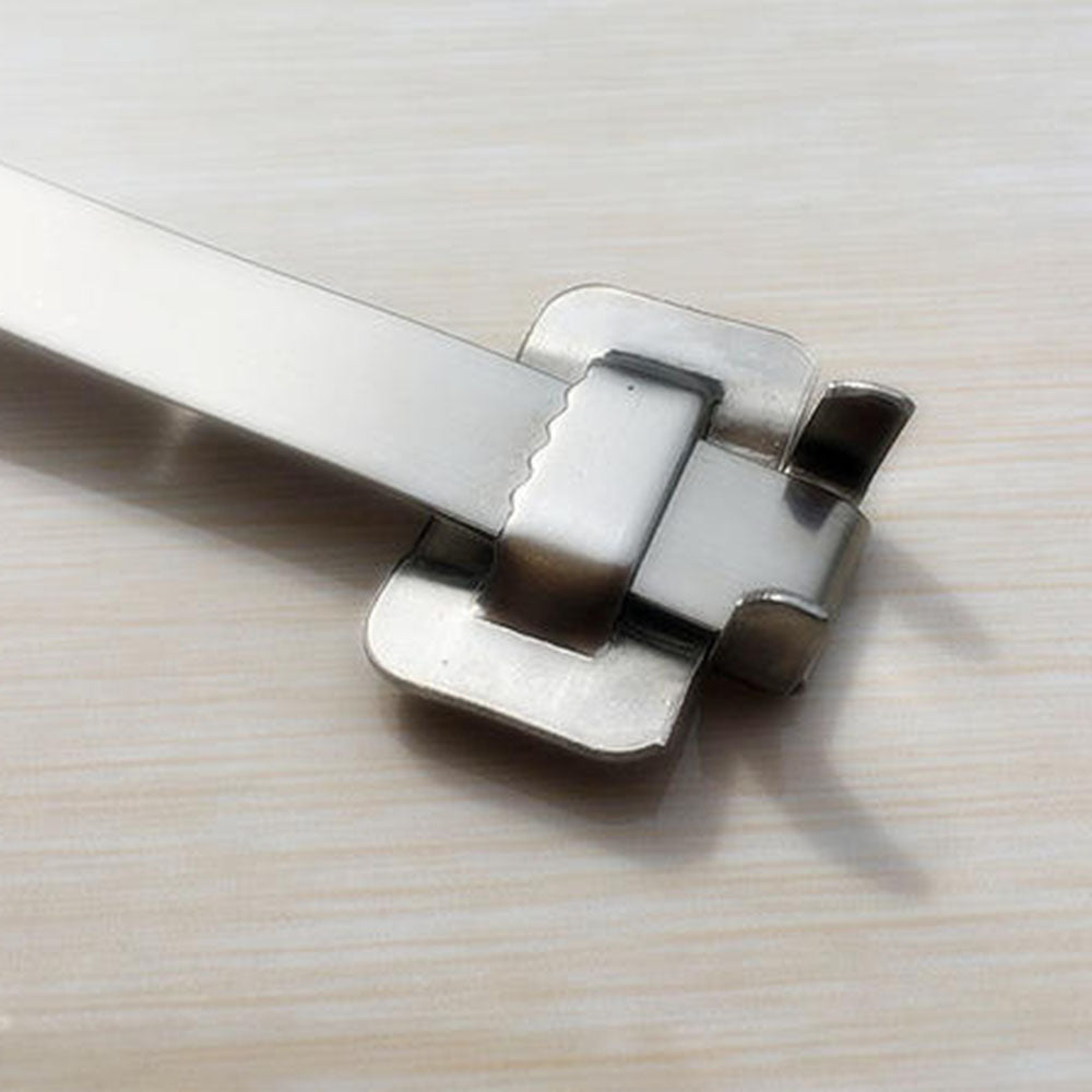 HC-20-T Stainless Steel Clamping Buckle, for telecom poles, cable bundle