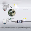 SP1 coaxial Surge Protector 4pcs Lightning Arrester,for Cable TV and Satellite Antenna,Low Loss (5-2400MHz)