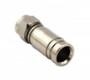 conector macho tipo F de alta frequência para torção RG6 no cabo coaxial coaxial 