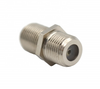 Good quality silver brass RF coaxial F female to F female connector