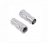 Adaptador de conector hembra BNC macho a Coaxial F RF de latón completo de alta frecuencia 