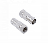 High frequency full brass RF Coaxial F Male To BNC Female Connector Adapter