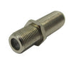 Conector hembra coaxial RF doble F con arandela y tuerca 