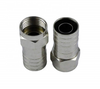 Conector de crimpagem de plugue macho coaxial RF de latão para cabo RG6 