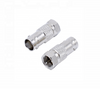 Adaptador de conector hembra BNC macho a Coaxial F RF de latón completo de alta frecuencia 