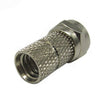 RF coaxia RG6 F male Connector with big nut nickel plating