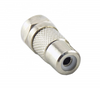 Adaptador coaxial de conector F macho para RCA fêmea 