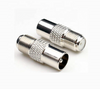 Fêmea reta de alta frequência F para adaptador coaxial coaxial do conector macho RCA 