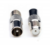 Adaptador coaxial de alta frecuencia recto F hembra a conector macho RCA 