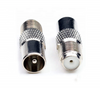High frequency Straight F Female to RCA Male Connector Coaxial Coax Adapter