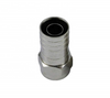 Conector de crimpagem de plugue macho coaxial RF de latão para cabo RG6 
