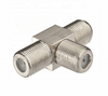 high-frequency brass three female T type f connector