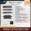 PON+IPTV Solution support 300 user 80-100 CH