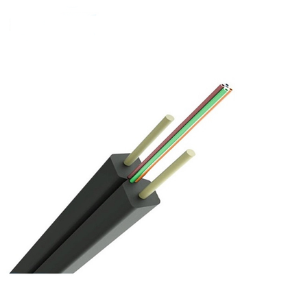 Cable de bajada plano de la base de LSZH G657A FTTH FRP/KFRP GJXFH 1/2/4 