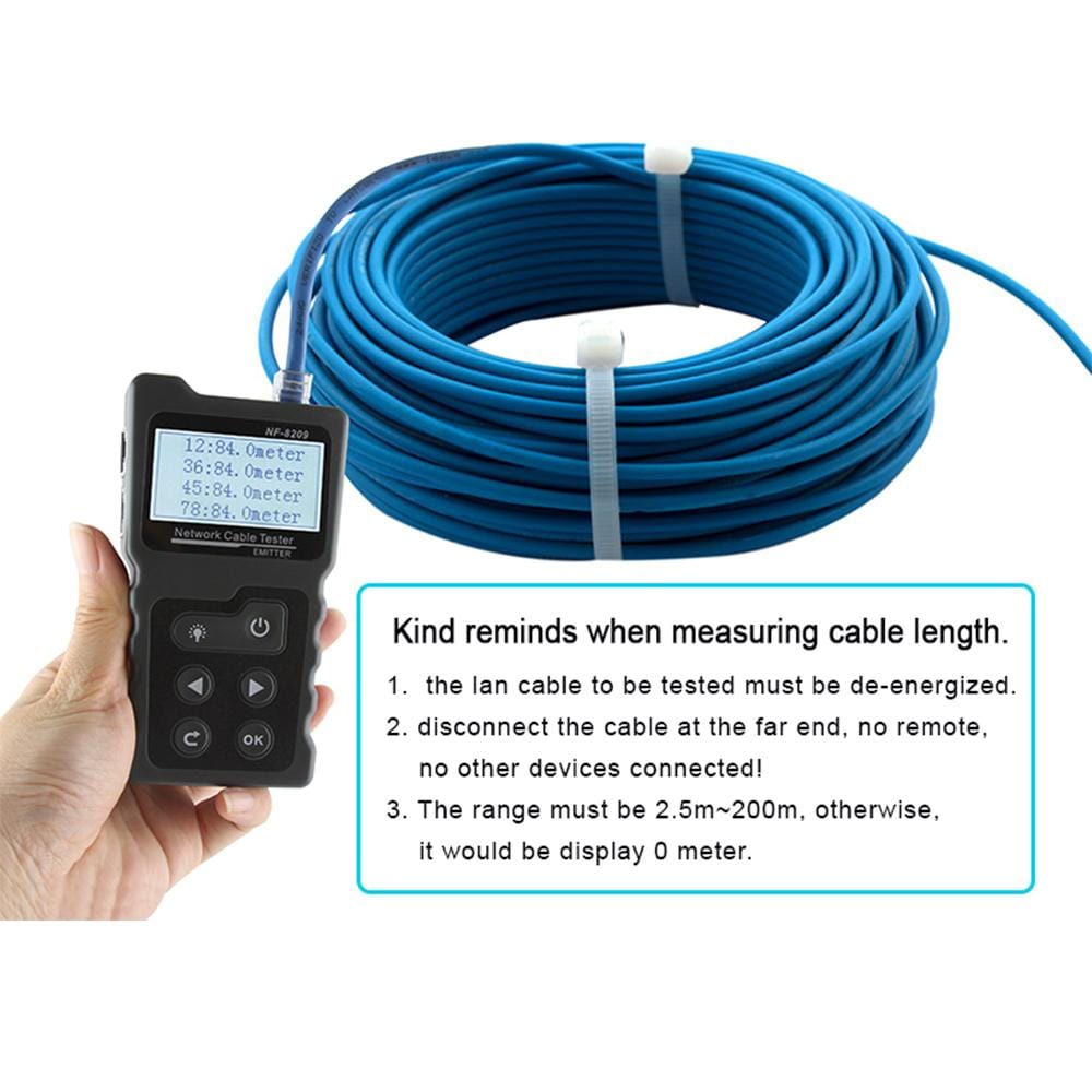 Building Wire Tracking Circuit Breaker Finder Network Cable Tester, POE Multifunction Wire ...