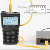 Testador de cabo de rede LCD NF-8209 Rastreador de fio PoE Verificador de tensão PoE em linha 