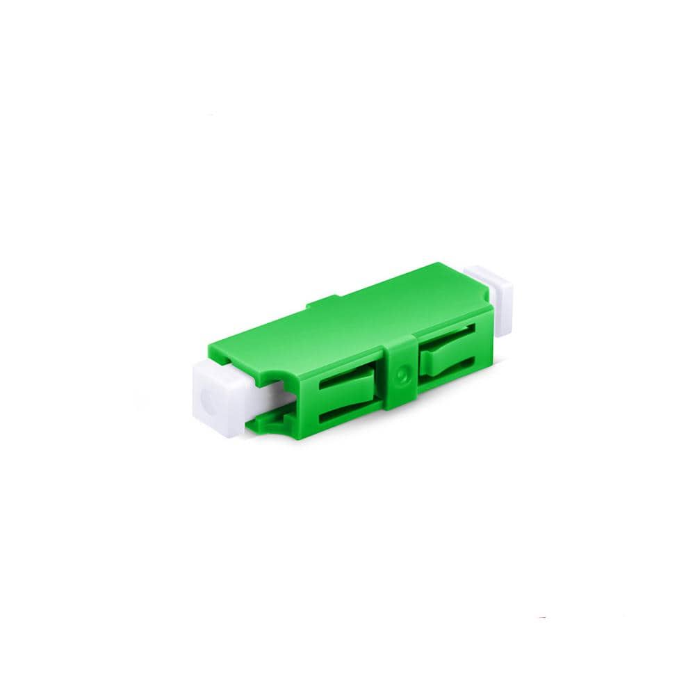 (50PCS ) LC/APC to LC/APC Simplex Single Mode Plastic Fiber Optic Adap ...