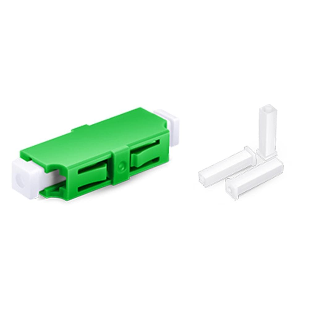 catvscope (50PCS ) LC/APC to LC/APC Simplex Single Mode Plastic Fiber Optic Adapter/Coupler without Flange