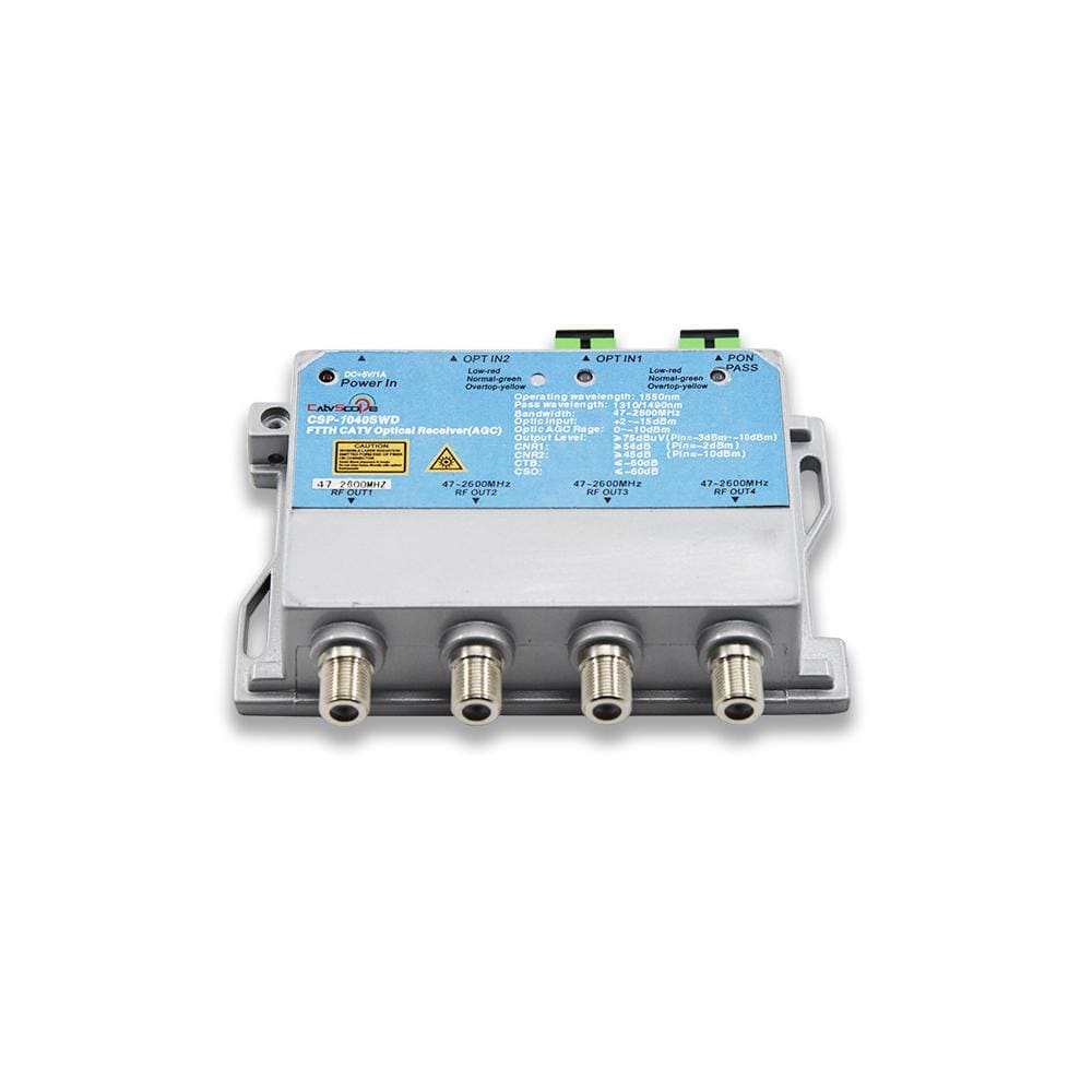 CSP-1040SWD Optical Receiver with WDM 1 Optical Inputs 4 RF Outputs ...