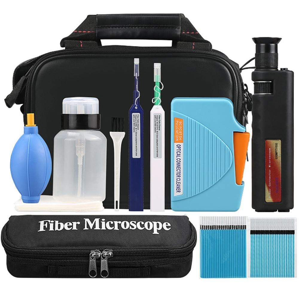 catvscope Optical fiber cleaning tool kit with Handheld Fiber Inspection Microscope