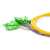 catvscope SC/APC 12 Fibers Single Mode Bunch PVC Fiber Optic Pigtail