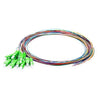 catvscope SC/APC 12 Fibers Single Mode Unjacketed Color-Coded Fiber Optic Pigtail