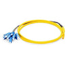 catvscope SC/UPC 12 Fibers Single Mode Bunch PVC Fiber Optic Pigtail