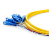 catvscope SC/UPC 12 Fibers Single Mode Bunch PVC Fiber Optic Pigtail