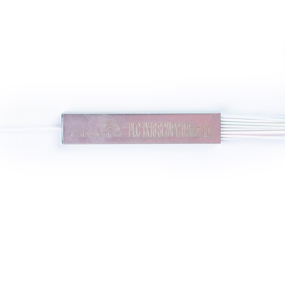 catvscope Steel Tube 1x16 PLC SC/APC Optical Fiber PLC Splitter