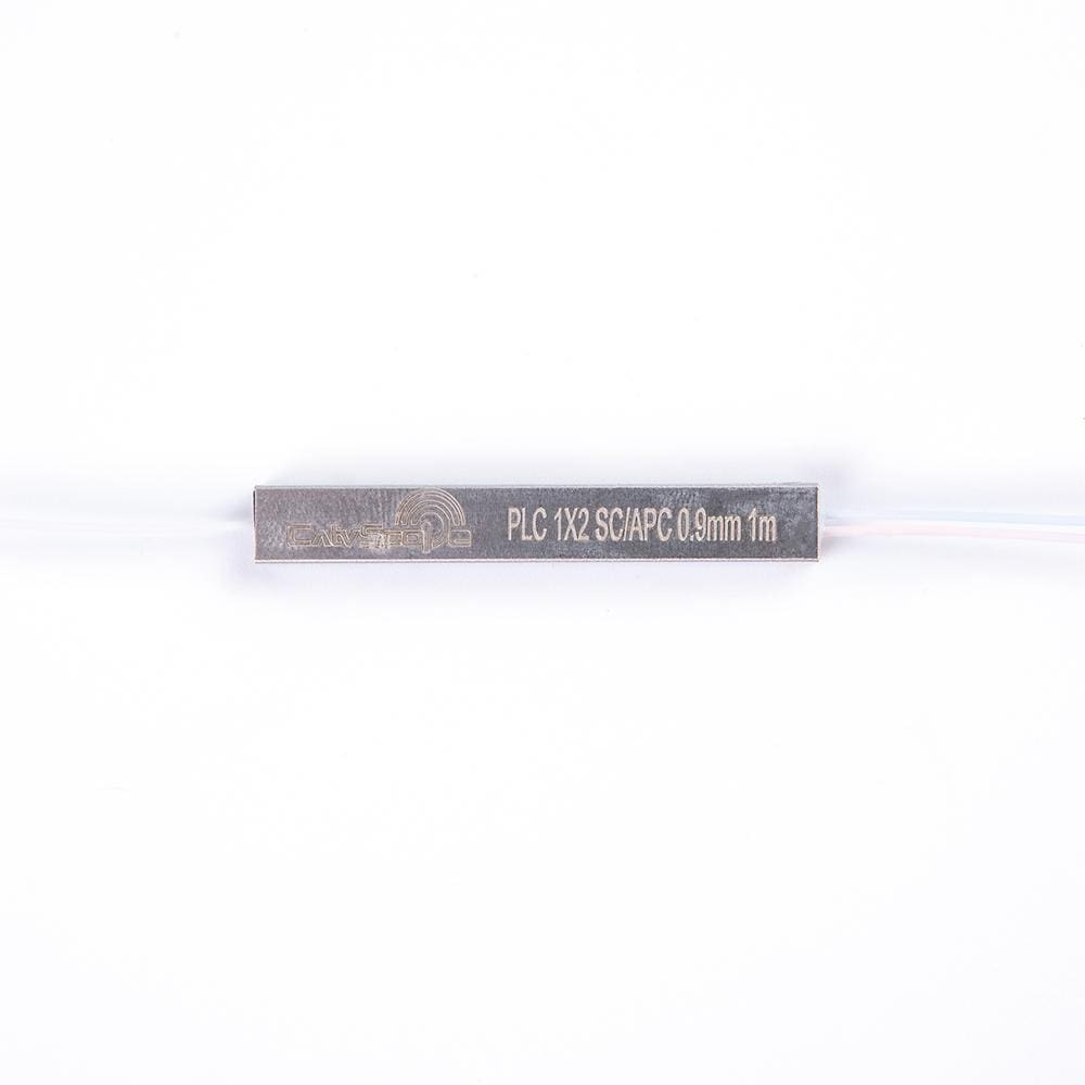 catvscope Steel Tube 1x2 PLC SC/APC Optical Fiber PLC Splitter