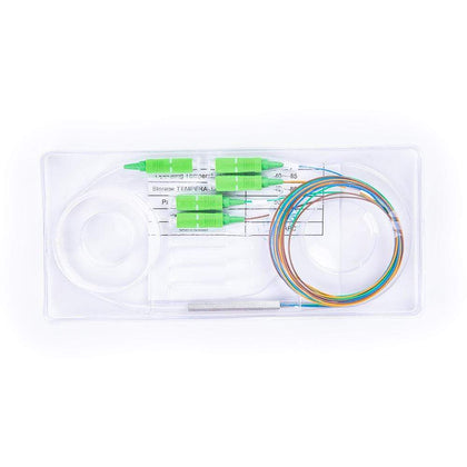 catvscope Steel Tube 1x4 PLC SC/APC Optical Fiber PLC Splitter