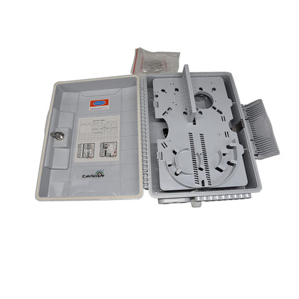 Caja terminal de cable de fibra óptica FTTH de 24 vías para red PON FTA-W24A